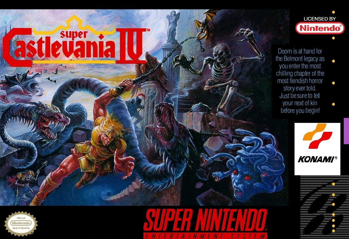 Super Castlevania IV SNES box art