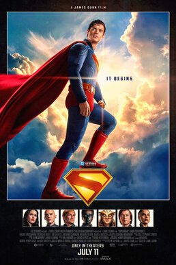 Superman 2025 movie poster