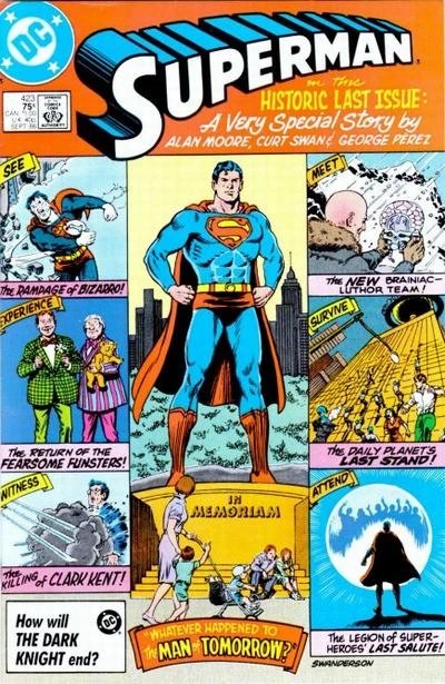 Cover of Superman #423, 1986, Whatever Happened to the Man of Tomorrow