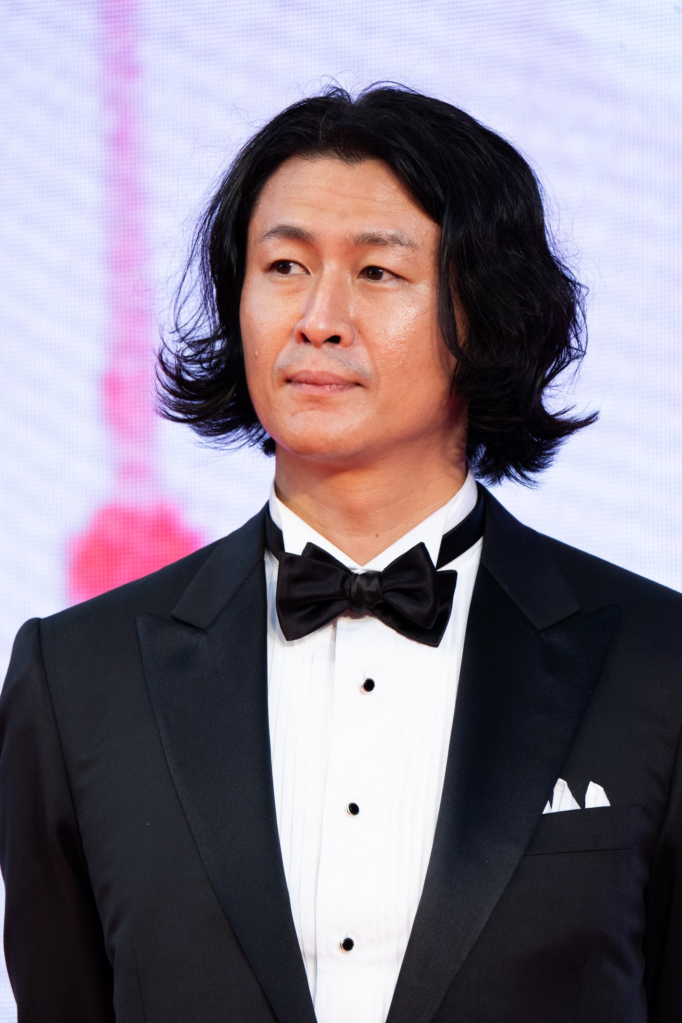 Author Tow Ubukata at a red carpet event