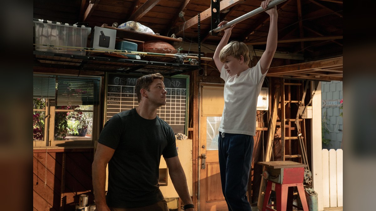Chris Pratt and Jude Hill in Way of the Warrior Kid