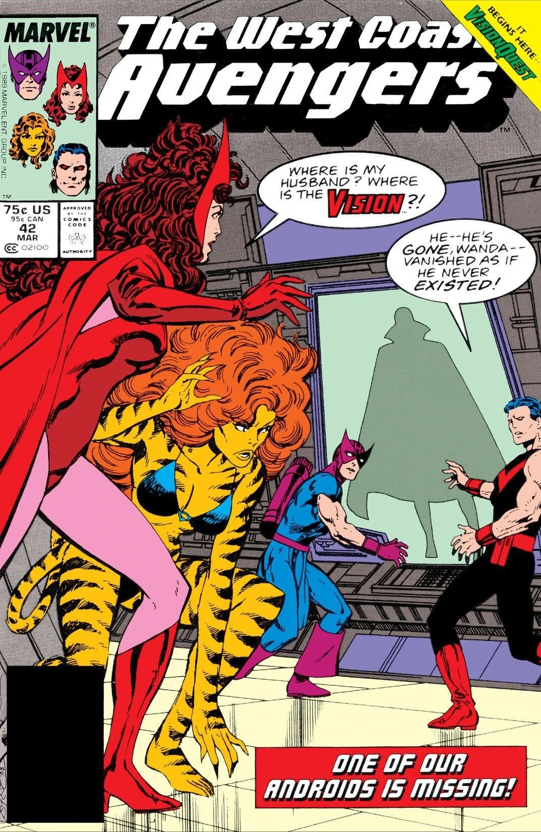 West Coast Avengers Vol 2 42 cover